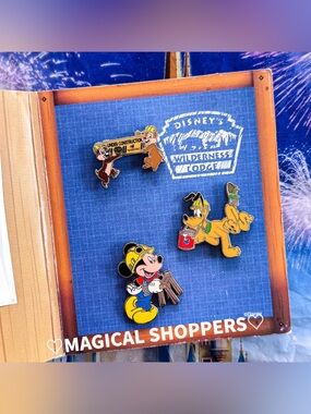 Disney Parks Pardon Our Pixie Dust Wilderness Lodge Resort Pin Set
